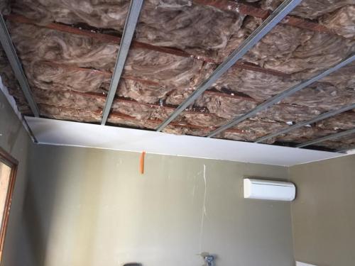 plasterboard suspended ceiling cover timbers Perth