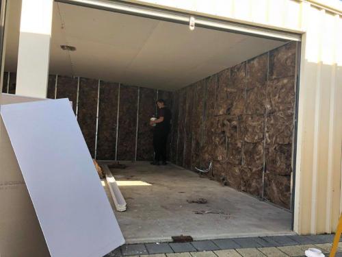 line shed stud track suspended ceiling Perth