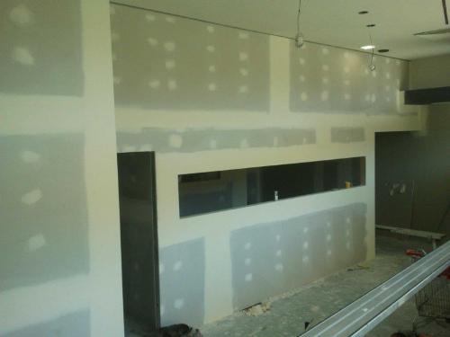 Stud and track wall with MDF opening Perth